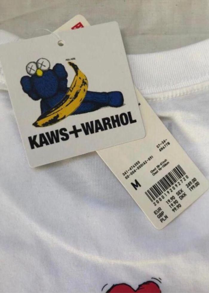 Tee shirt kaws Warhol uniqlo - photo numéro 4