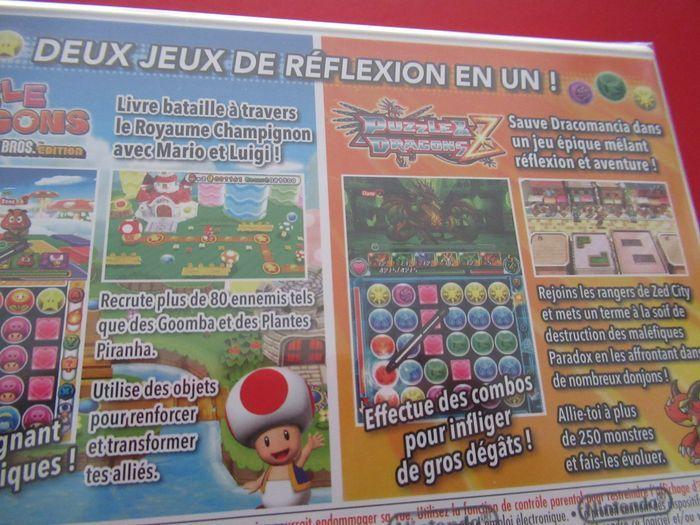 Puzzle Dragons Z + Puzzle Dragons Super Mario Bros. Edition 3DS Neuf - photo numéro 3