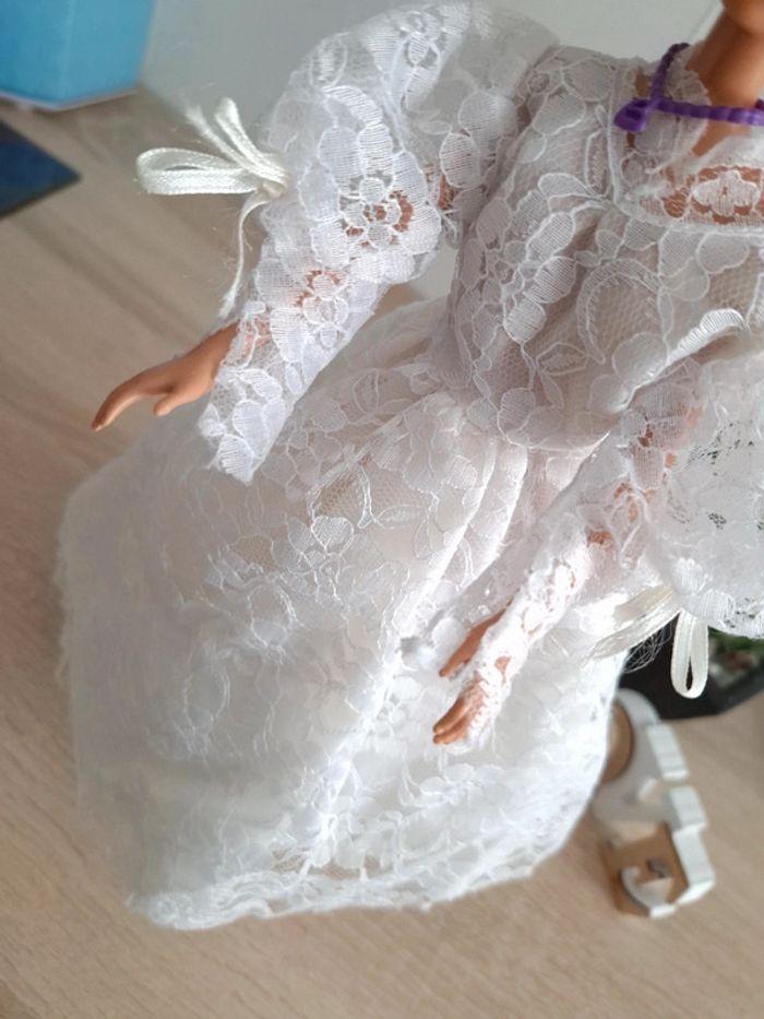 Robe de mariée vintage pour Barbie - photo numéro 5