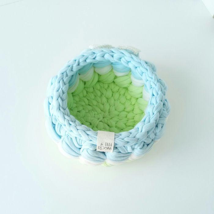 Cadeau naissance baptême, panier rangement pour chambre bebe, vide poche - photo numéro 3