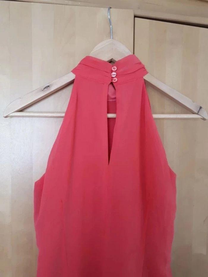 Robe de fête rose corail Etam 40 - photo numéro 7