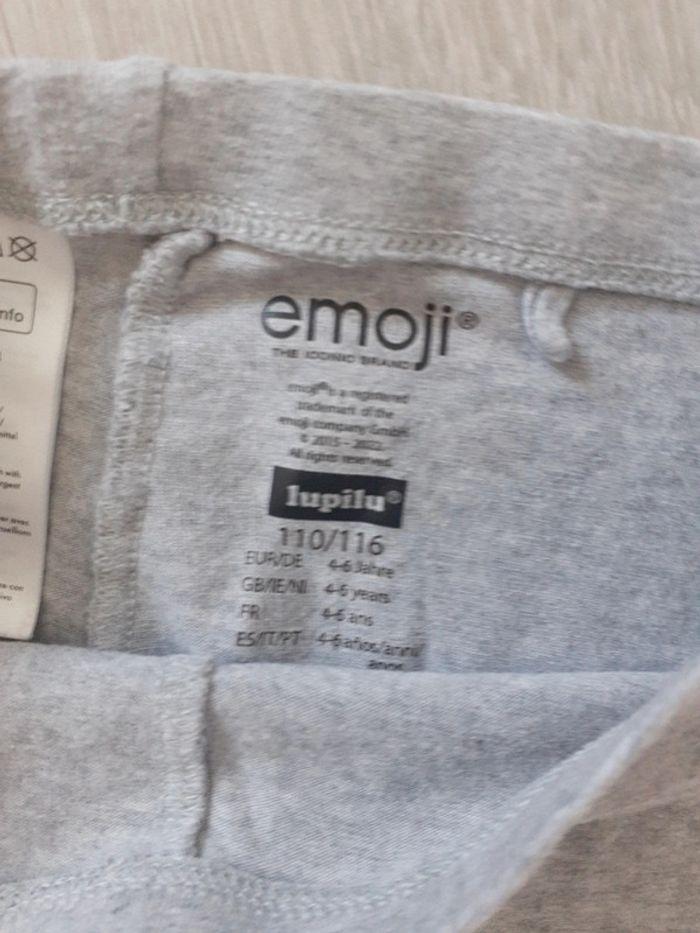 Leggings gris emoji 4/6a - photo numéro 3