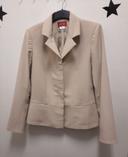 Veste blazer léger beige clair, Nina Kalio, t. 40