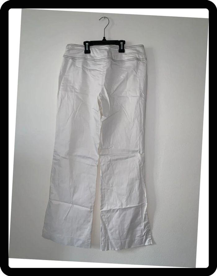 Pantalon blanc femme taille 42 - photo numéro 2