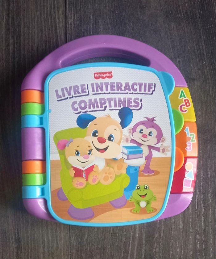 Fisher Price livre intéractif comptines