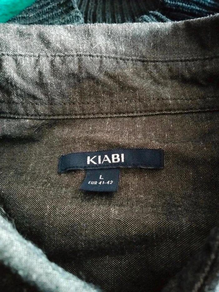 Chemise homme gris foncé taille L de chez Kiabi - photo numéro 4