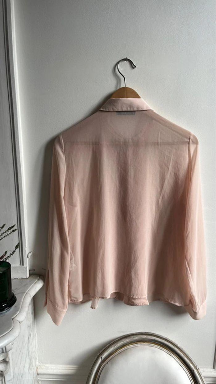 Blouse rose pâle Zara - photo numéro 6