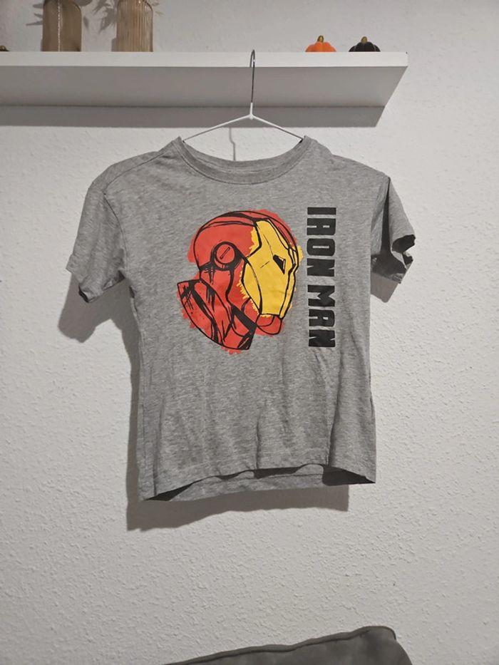 T shirt Marvel Iron man 6-8 ans gris - photo numéro 2