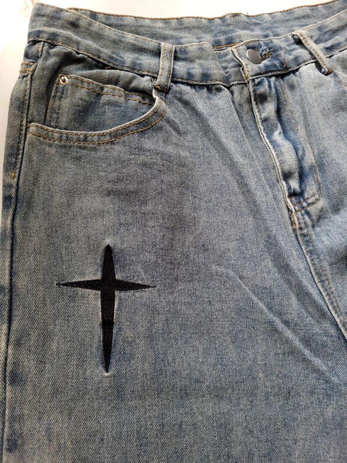 Jean Y2K bleu taille 2XL homme en très bon état - photo numéro 17