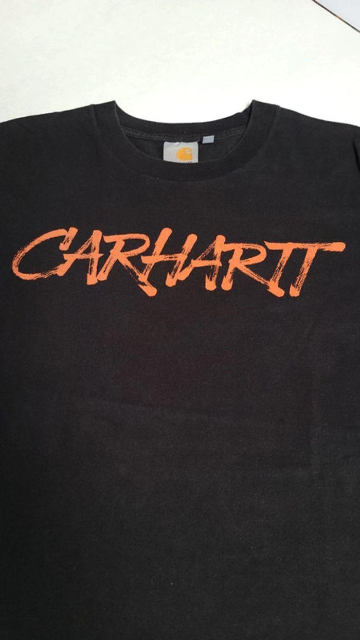 T-shirt Carhartt noir taille XS en excellent état - photo numéro 8