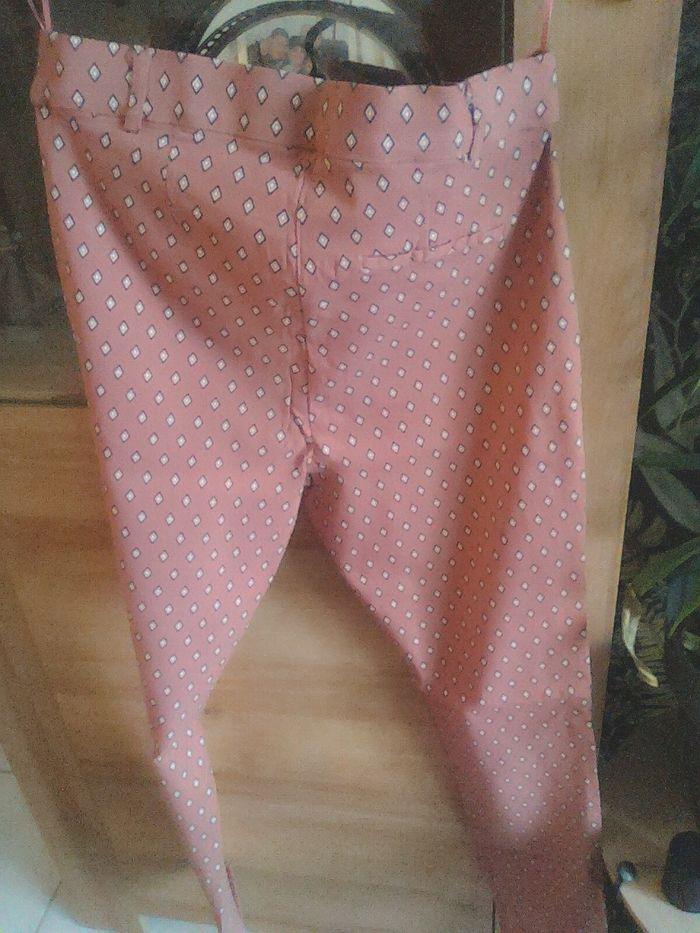 Pantalon rose à pois - photo numéro 3