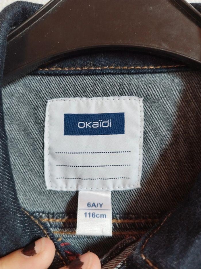 Veste en jeans Okaïdi taille 6 ans - photo numéro 4