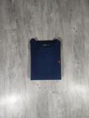 Pull Crewneck Ralph Lauren Léger Bleu Marine Logo Brodé Orange Taille L Homme