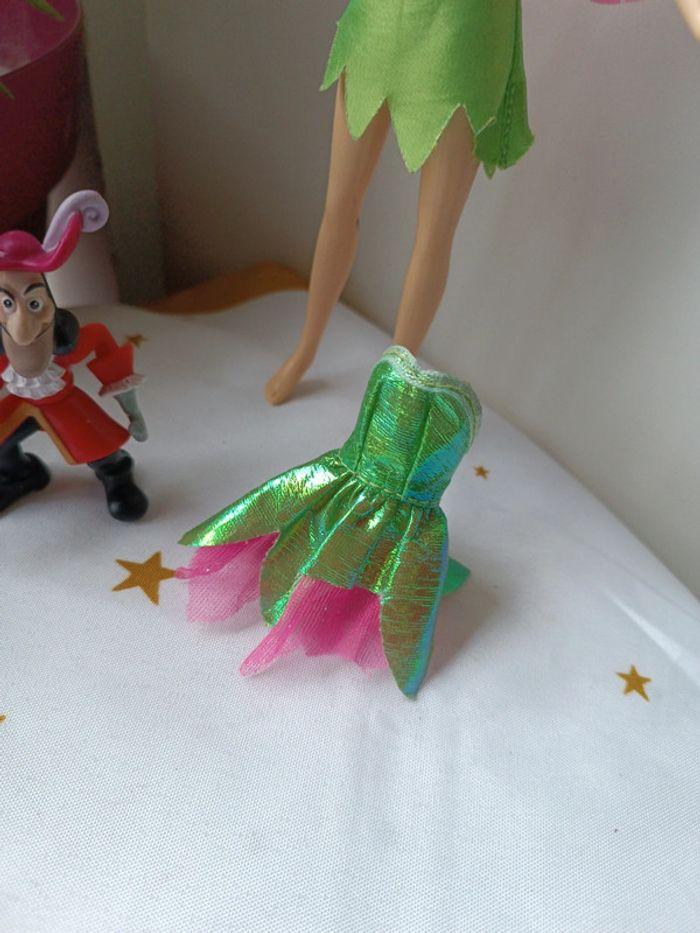 Disney poupée flexible mannequin doll tinkerbell tinker fée clochette capitaine hook silvermist - photo numéro 6