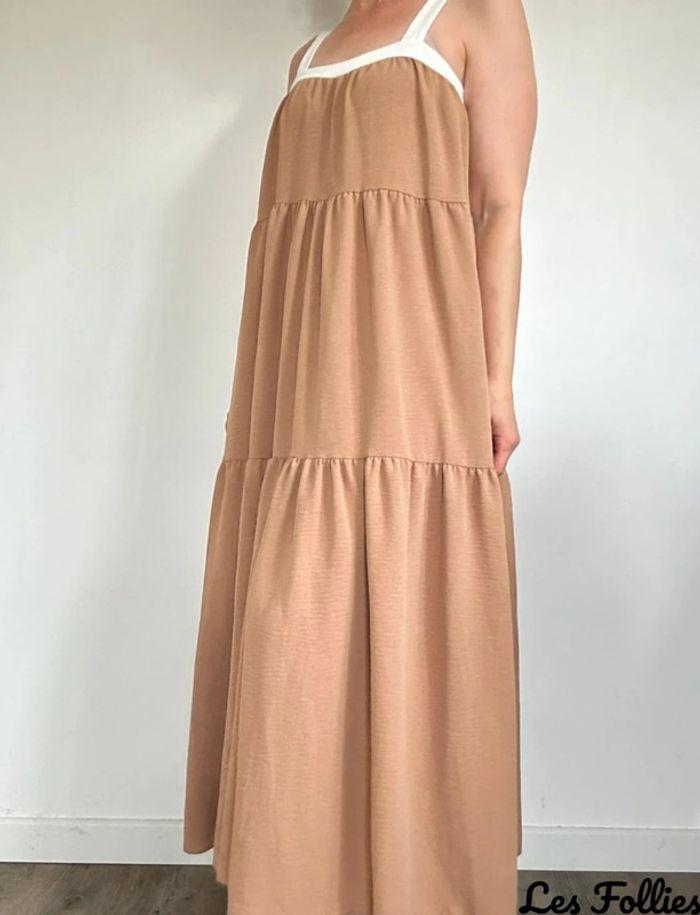 Robe longue camel Les Follies taille unique (36/38/40/42/44) 💖 - photo numéro 3