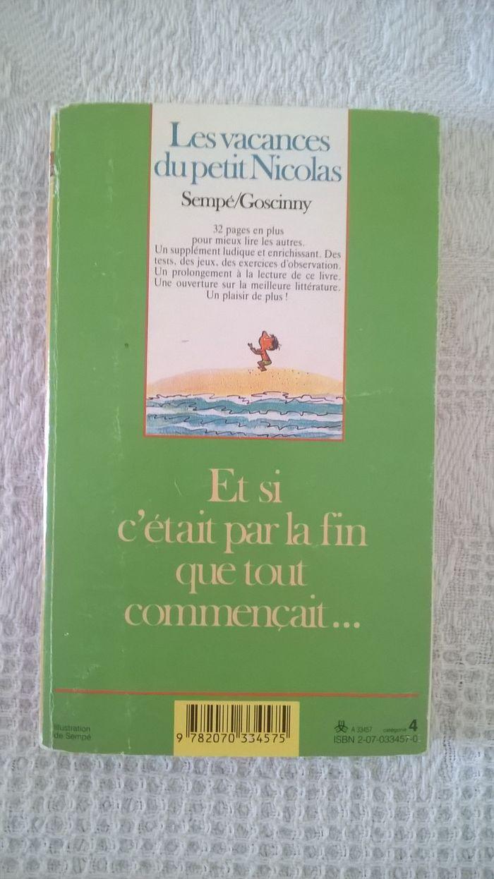 Livre "Les vacances du petit Nicolas" - Sempé et Goscinny - photo numéro 2