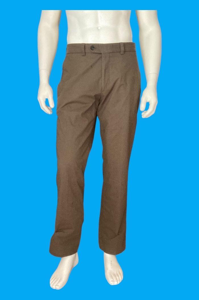 Pantalon marron  coupe droite homme Mens taille 44 en bon état - photo numéro 1