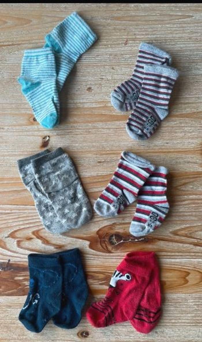 Lot de 6 paires de chaussettes bébé garçon - photo numéro 2