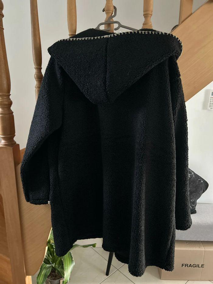 Manteau façon laine bouillie neuf taille 46 à 52 - photo numéro 2