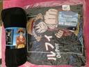 Lot coussin et plaide one piece