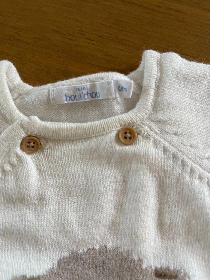 Lot de 2 pulls/gilet bébé 0-1 mois La Redoute et Bout Chou - photo numéro 8