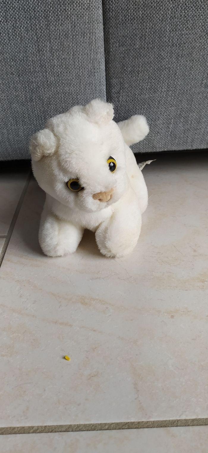 Peluche Lionceau Blanc - photo numéro 1