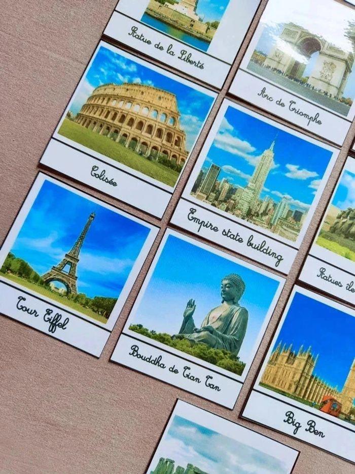 Cartes de nomenclature des 17 grands monuments du monde Montessori - photo numéro 8