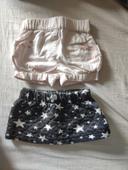 Lot short jupe