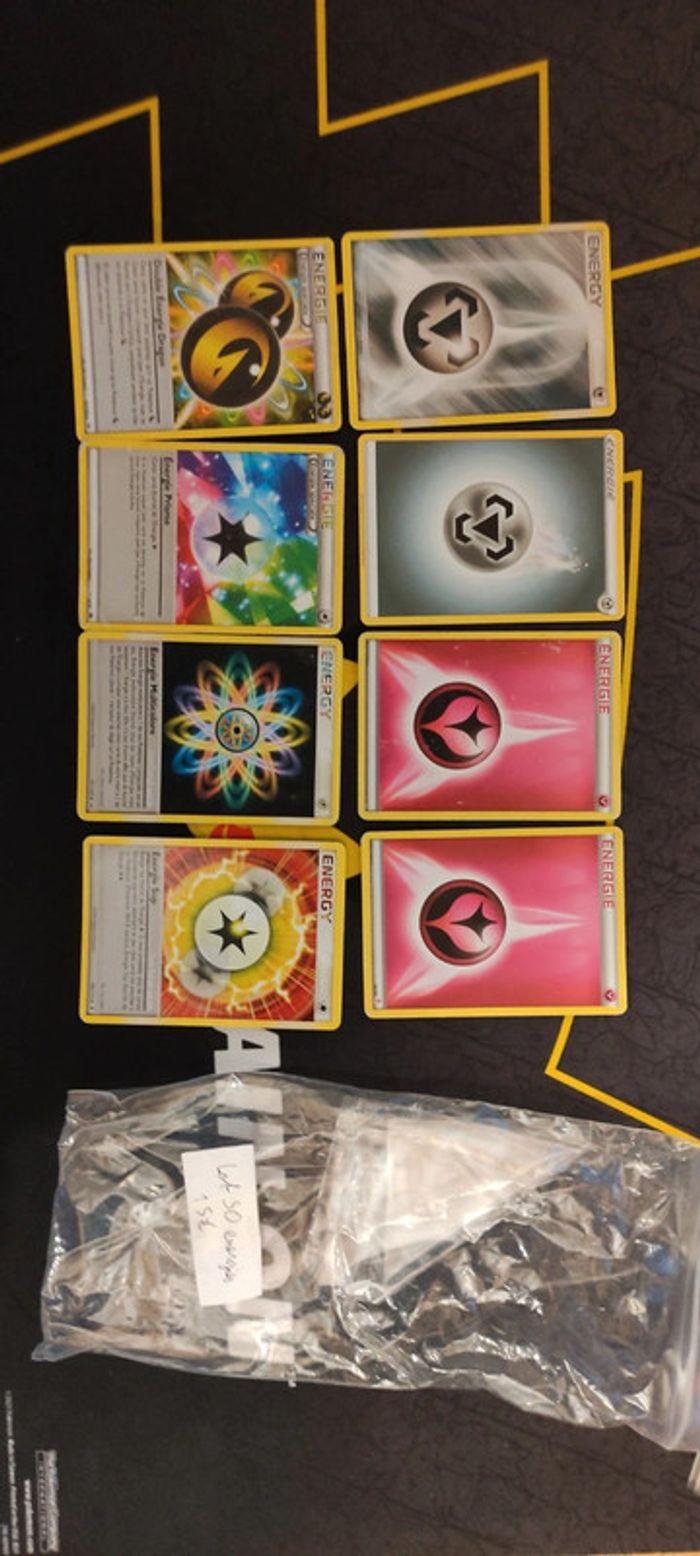 Lot 50 cartes energies Pokémon - photo numéro 3