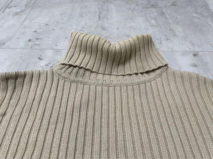 Pull col roulé beige homme - photo numéro 5