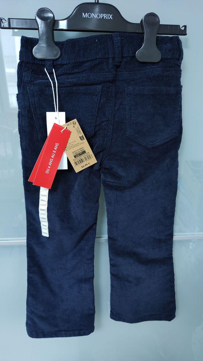 Pantalon velours Monoprix, coupe large 5A - photo numéro 2