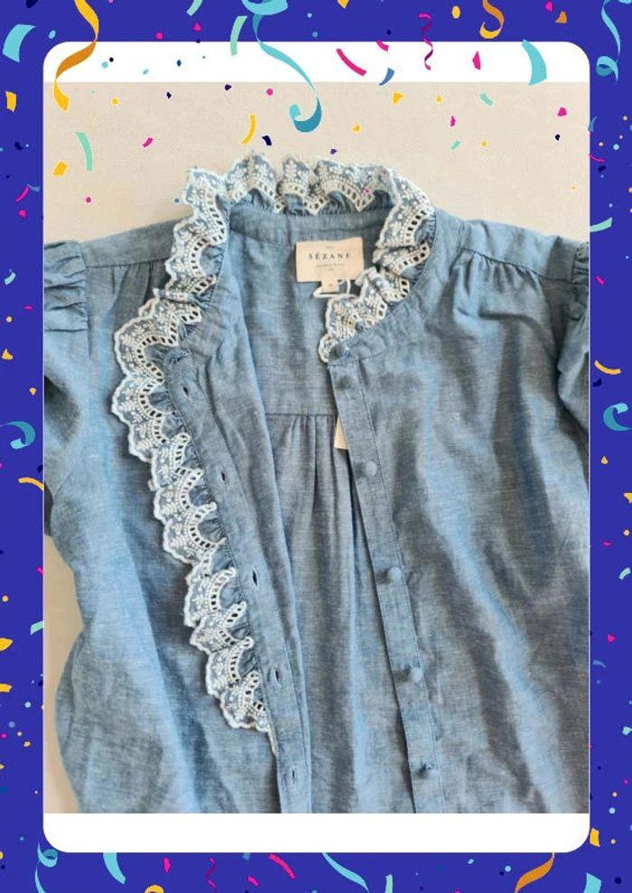 Sézane chemise Chloé chambray 🏷 - photo numéro 2