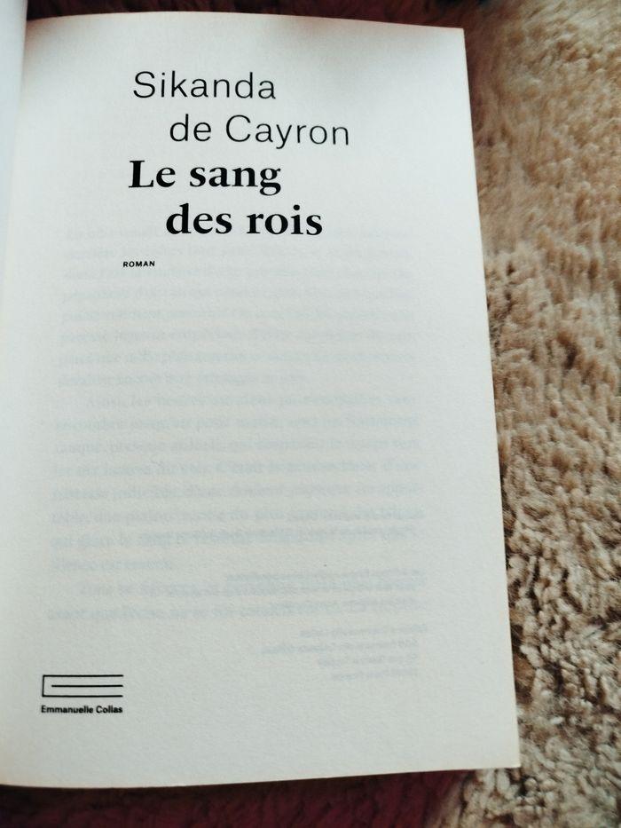 Roman broché Le sang des rois - photo numéro 9