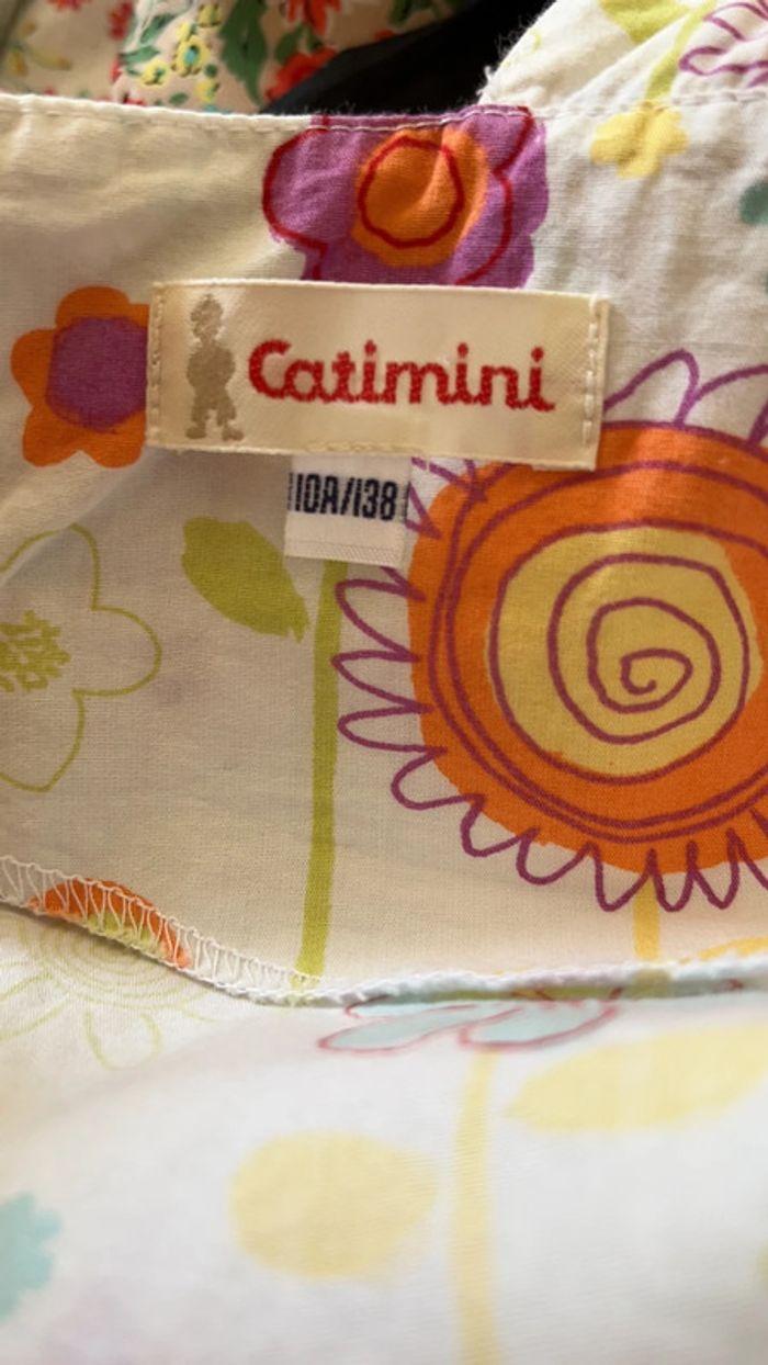 Robe 10 ans Catimini à motifs fleuris très très bon état - photo numéro 6