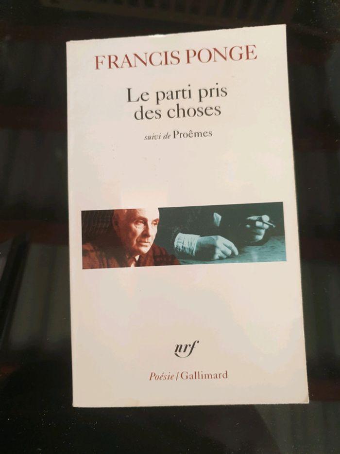 Livre le parti pris des choses - photo numéro 1