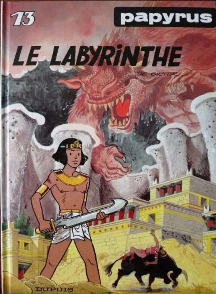 BD Papyrus, tome 13 - Le labyrinthe - De Gieter