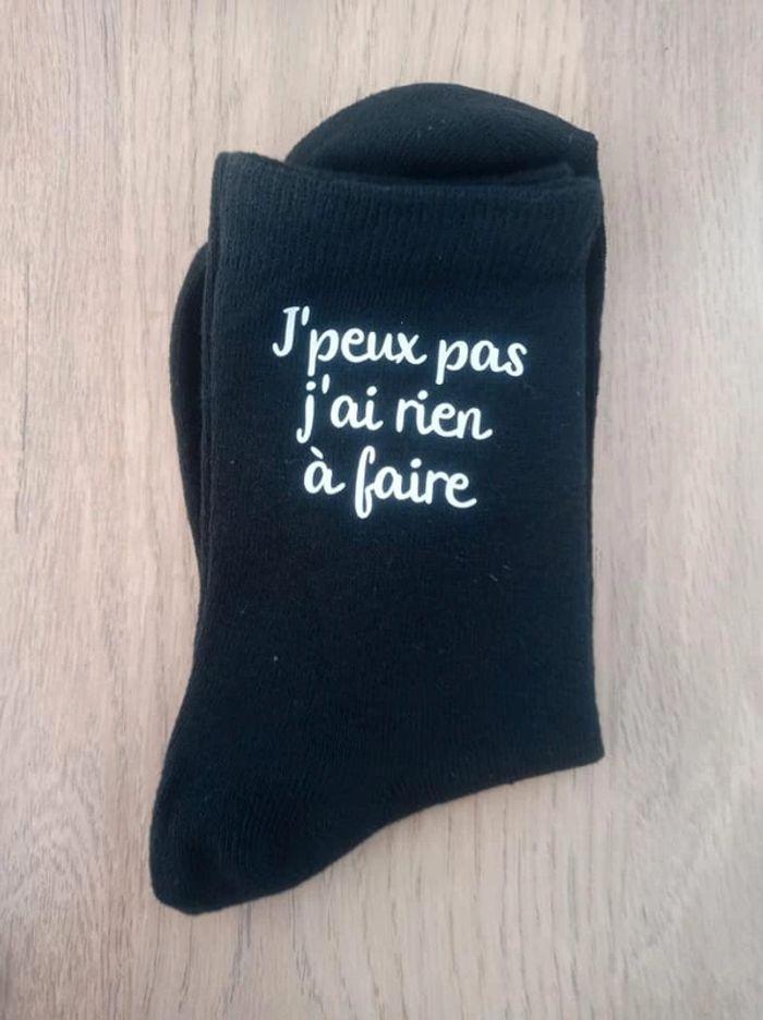 Paire de chaussettes 39/42 J'peux pas j'ai rien à faire