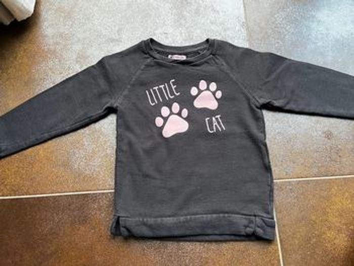 sweat shirt fille Little cat 5 ans - photo numéro 3