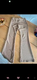 Pantalon patte d'éléphant marron