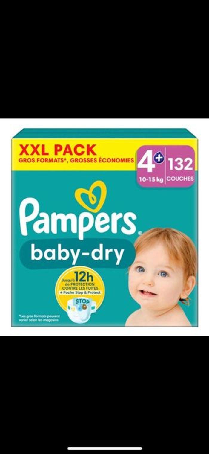 1 paquet de couches Pampers taille 4+