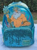 Sac à dos loungefly Disney le roi triton sequin (usa)