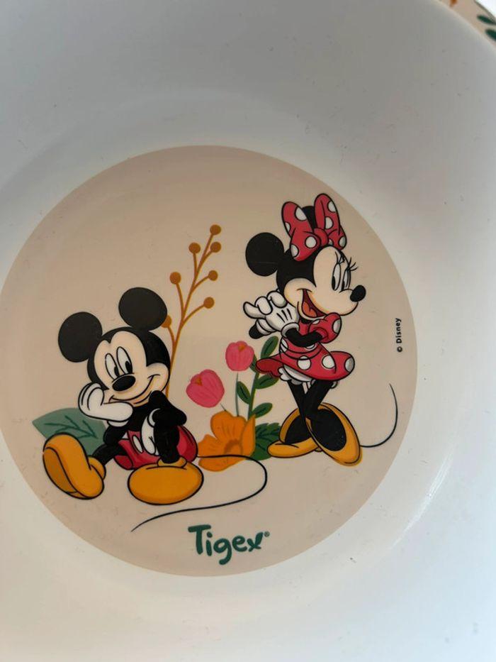 Assiette bébé disney Minnie et Mickey - photo numéro 2