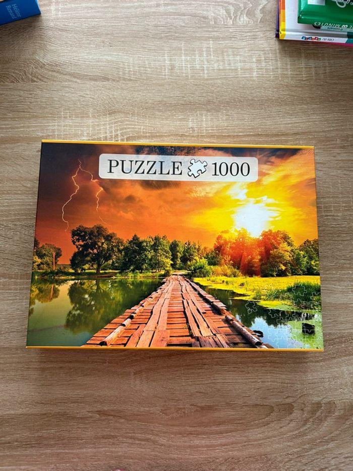 Puzzle 1000 pièces paysage ponton - photo numéro 1