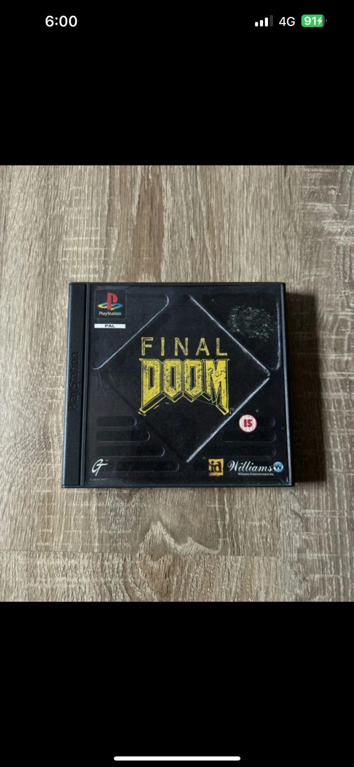 Jeu PlayStation 1, Final Doom, très bon état - photo numéro 1