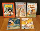 Lot 5 anciens livres disney