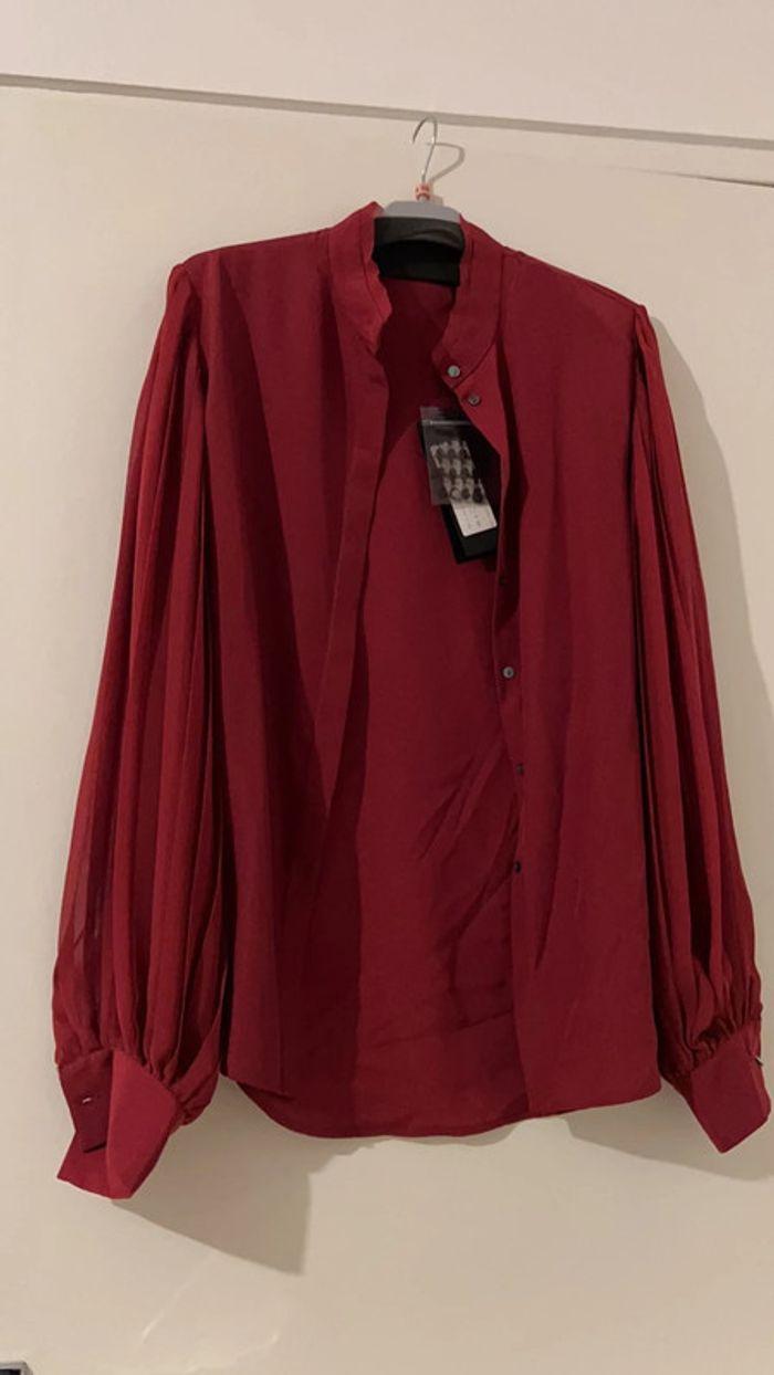 Chemise rouge Karl Lagerfeld taille S - photo numéro 1