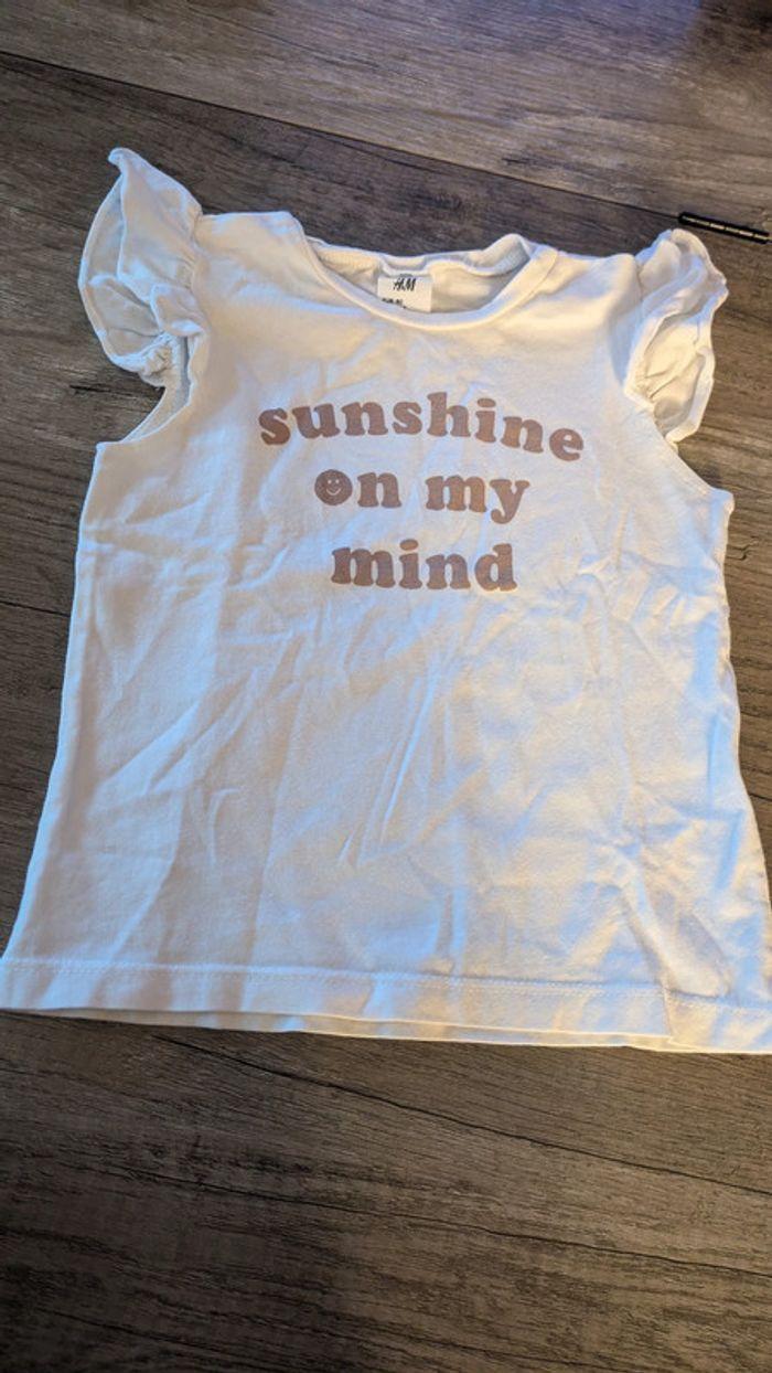 T.shirt Sunshine on my mind - photo numéro 1