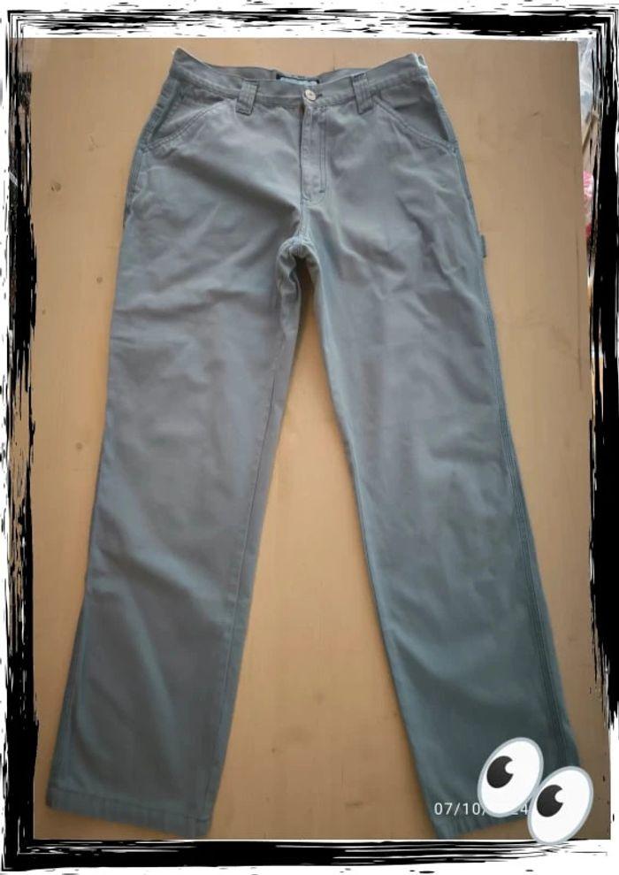 Pantalon large bleu clair Billabong taille 38 - photo numéro 1