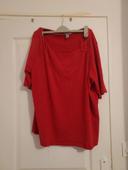 Tee-shirt rouge h&m