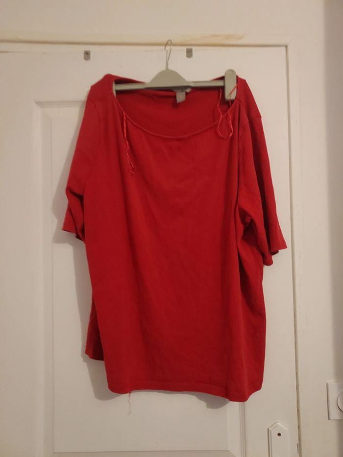 Tee-shirt rouge h&m - photo numéro 1